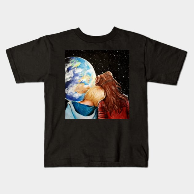 I want more of the universe. More time with you Kids T-Shirt by Btvskate